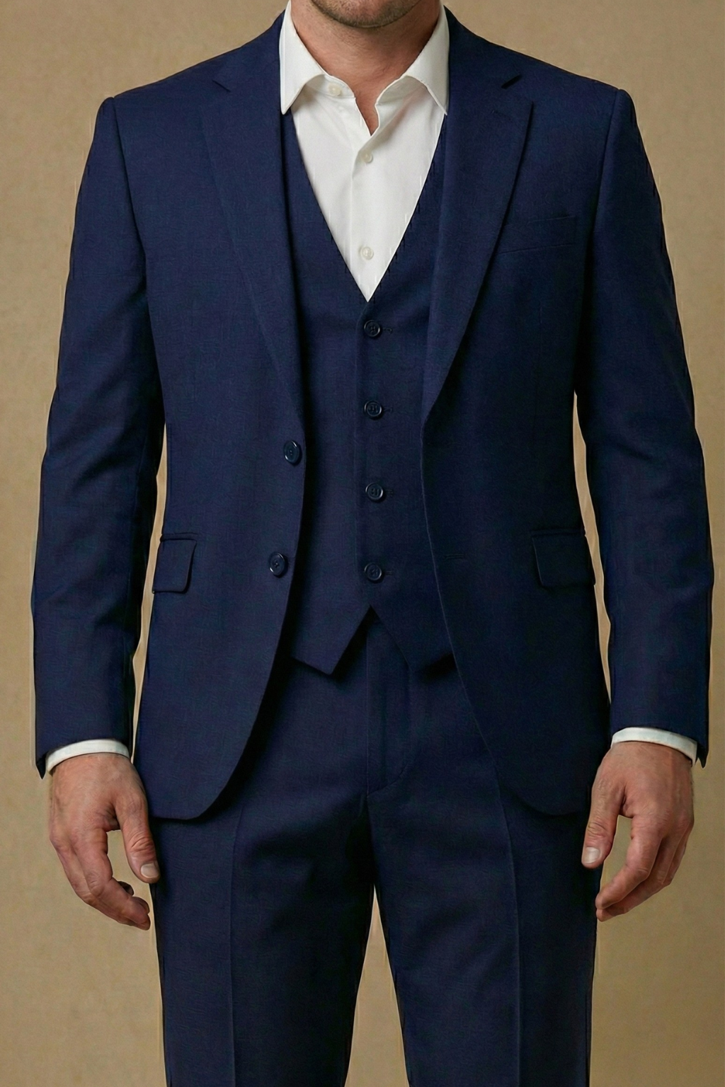 Carlton | Men's Three-Piece Slim Fit Suit