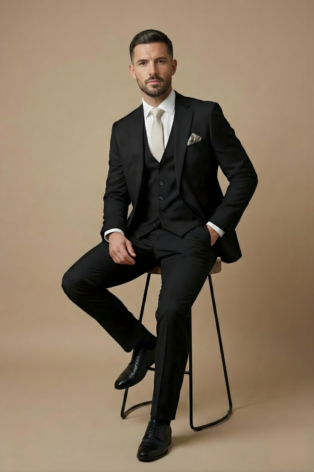 Carlton | Men's Three-Piece Slim Fit Suit
