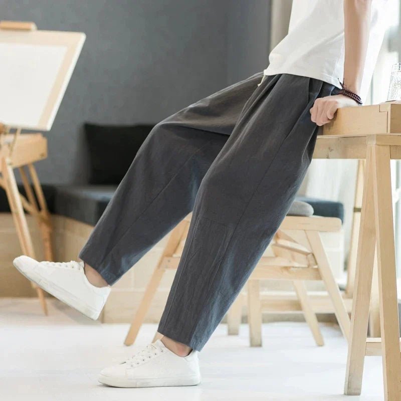 Carter | Men's Drawstring Wide Leg Pants