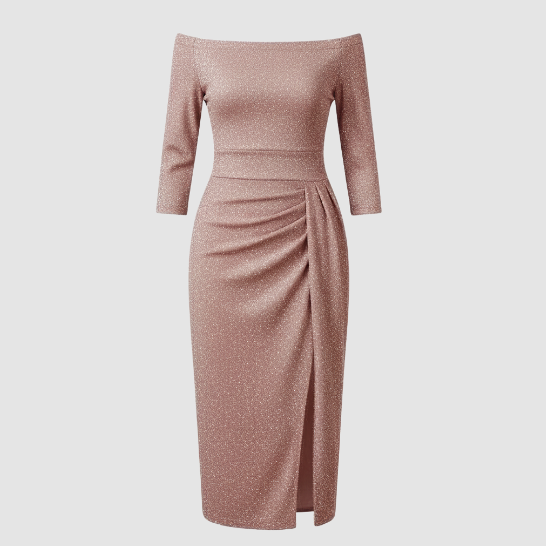 Charity | Women's Off-the-Shoulder Midi Dress