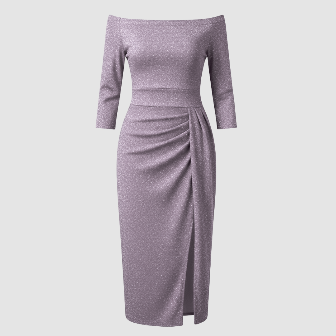 Charity | Women's Off-the-Shoulder Midi Dress