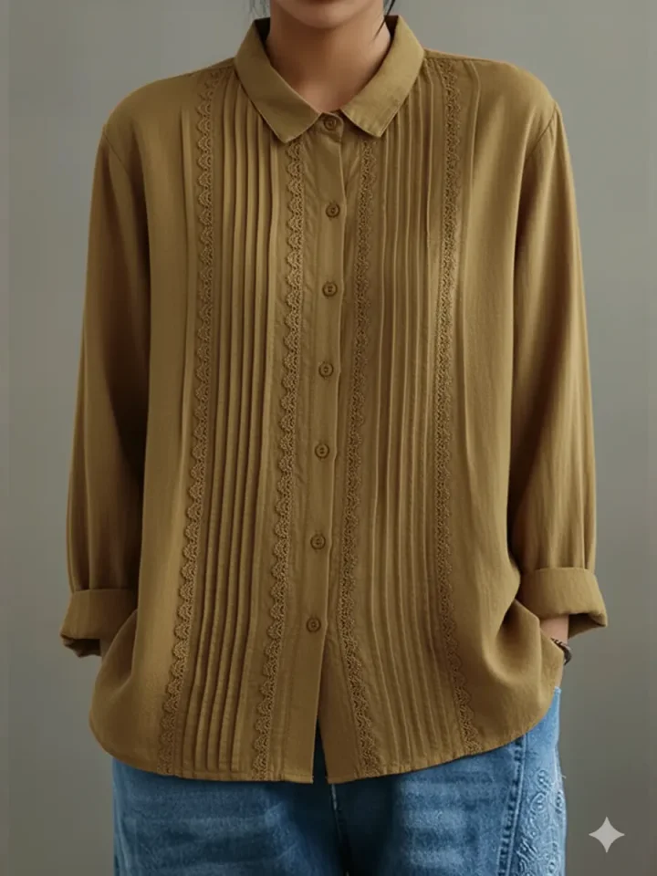 Charlene | Women's Long Sleeve Button-Down Shirt