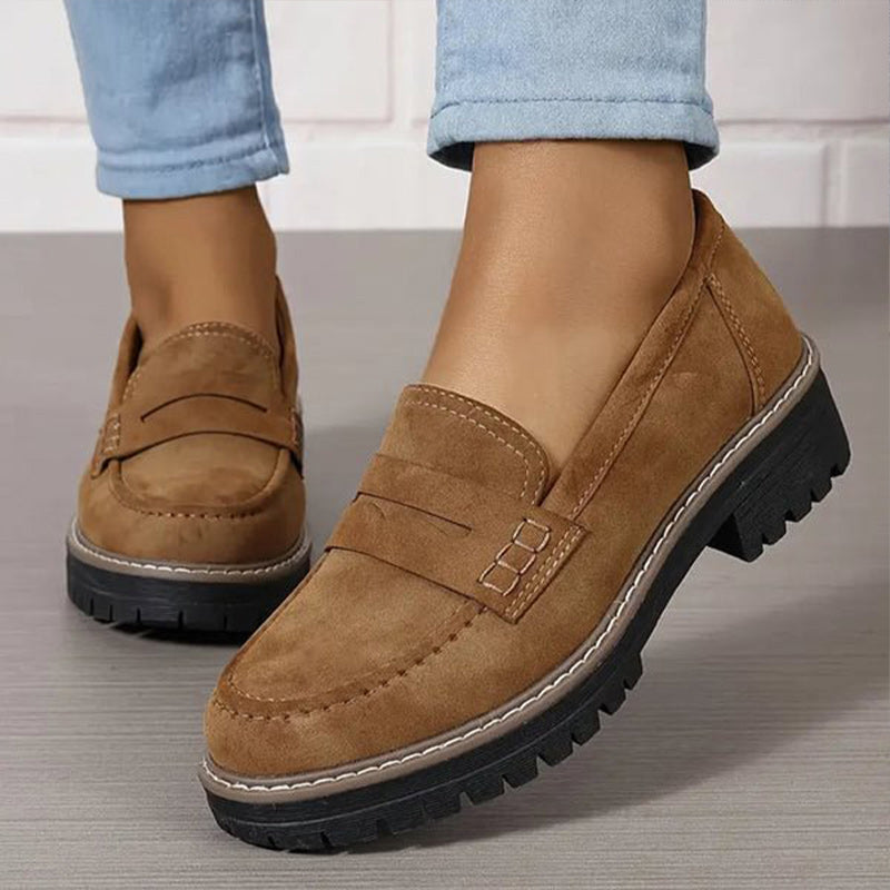 Cheryl | Women's Platform Lug Sole Loafers