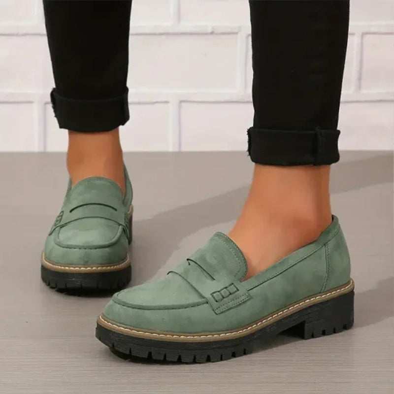 Cheryl | Women's Platform Lug Sole Loafers