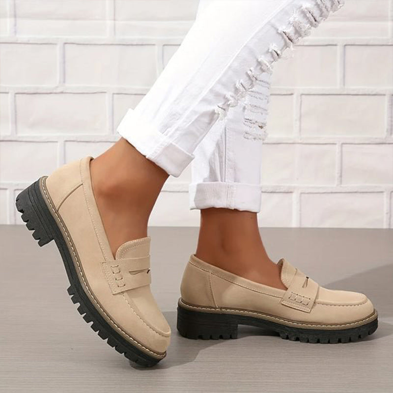 Cheryl | Women's Platform Lug Sole Loafers