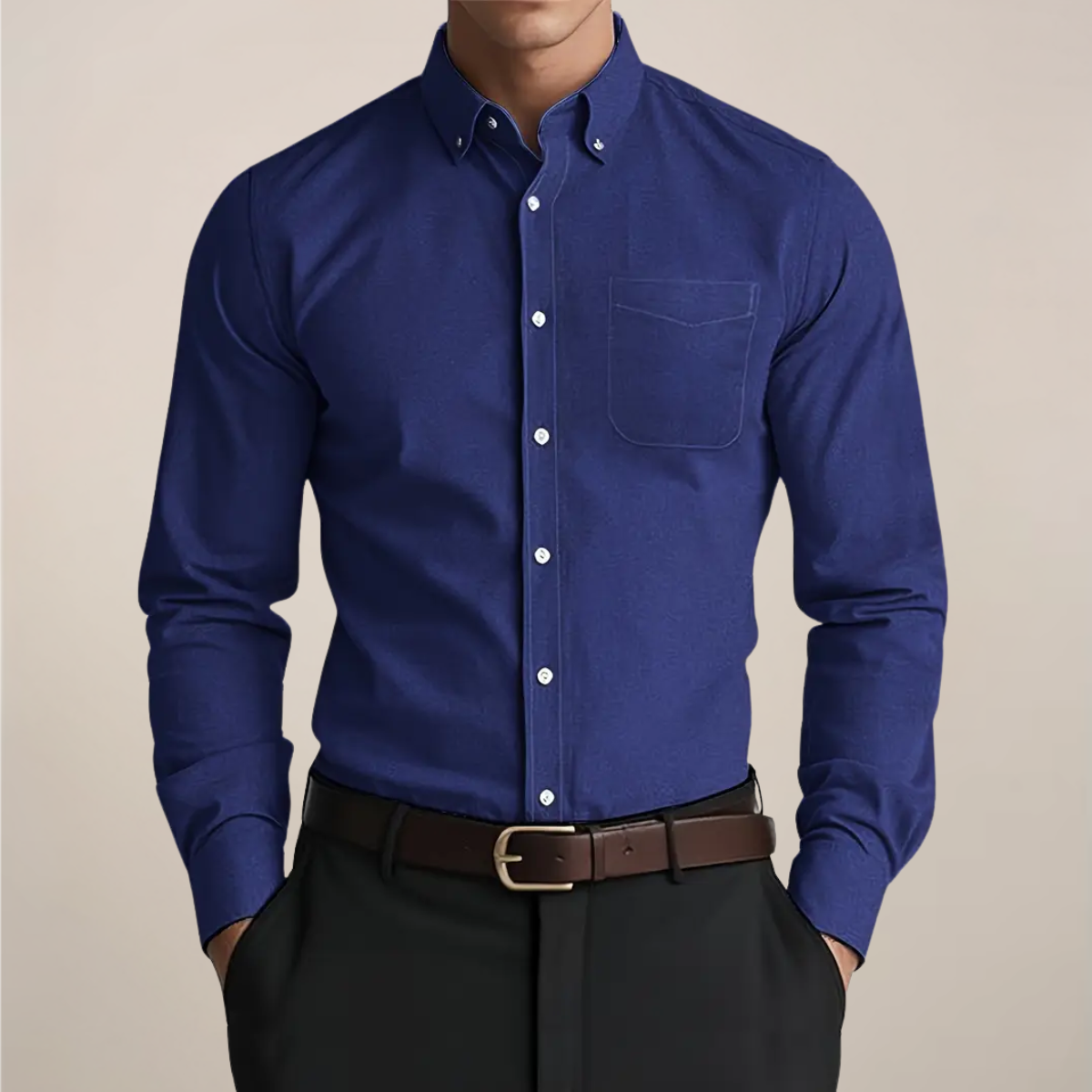 Cliff | Men's Long Sleeve Button-Down Shirt