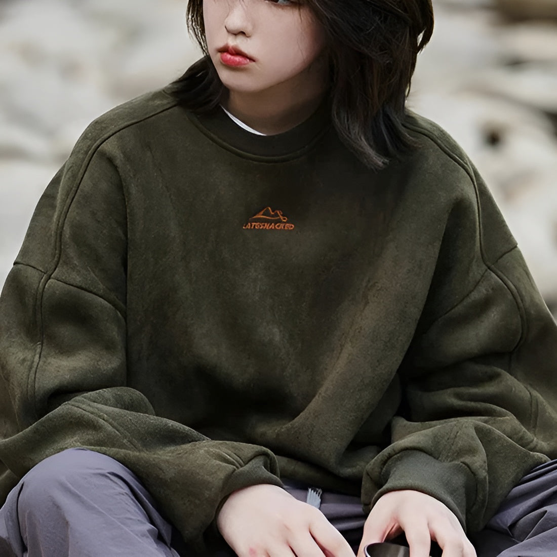 Conrad | Men's Oversized Suede Pullover