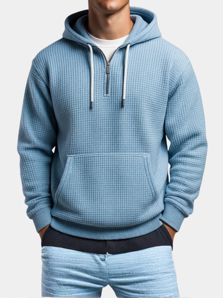 Corey | Men's Half-Zip Pullover Hoodie