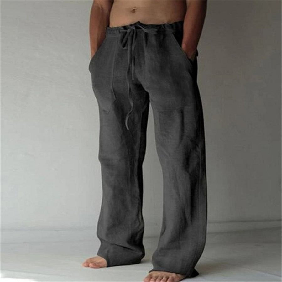 Damon | Men's Drawstring Wide Leg Pants