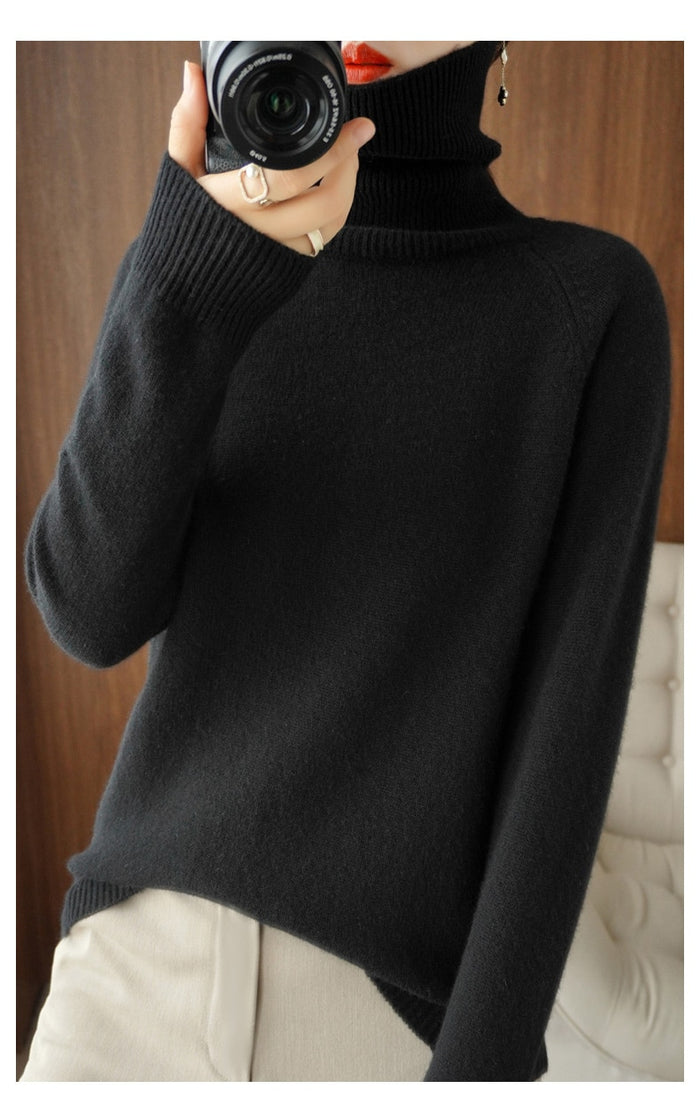 Daniela | Women's Fitted Turtleneck Sweater