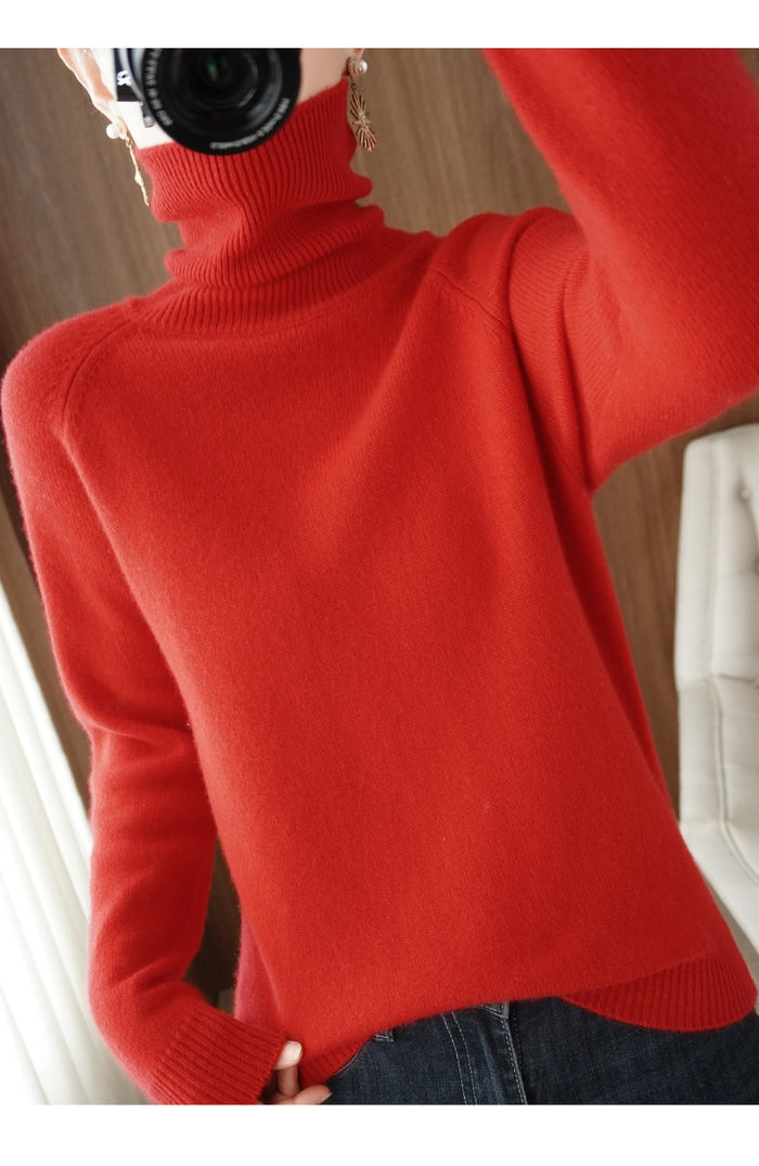 Daniela | Women's Fitted Turtleneck Sweater