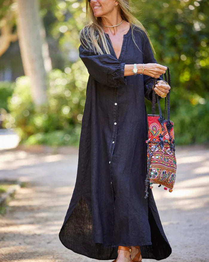 Dawn | Women's Button-Down Maxi Dress