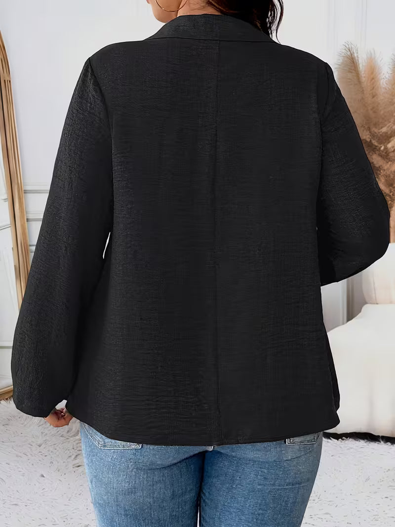 Deborah | Women's Long Sleeve Button Front Blouse