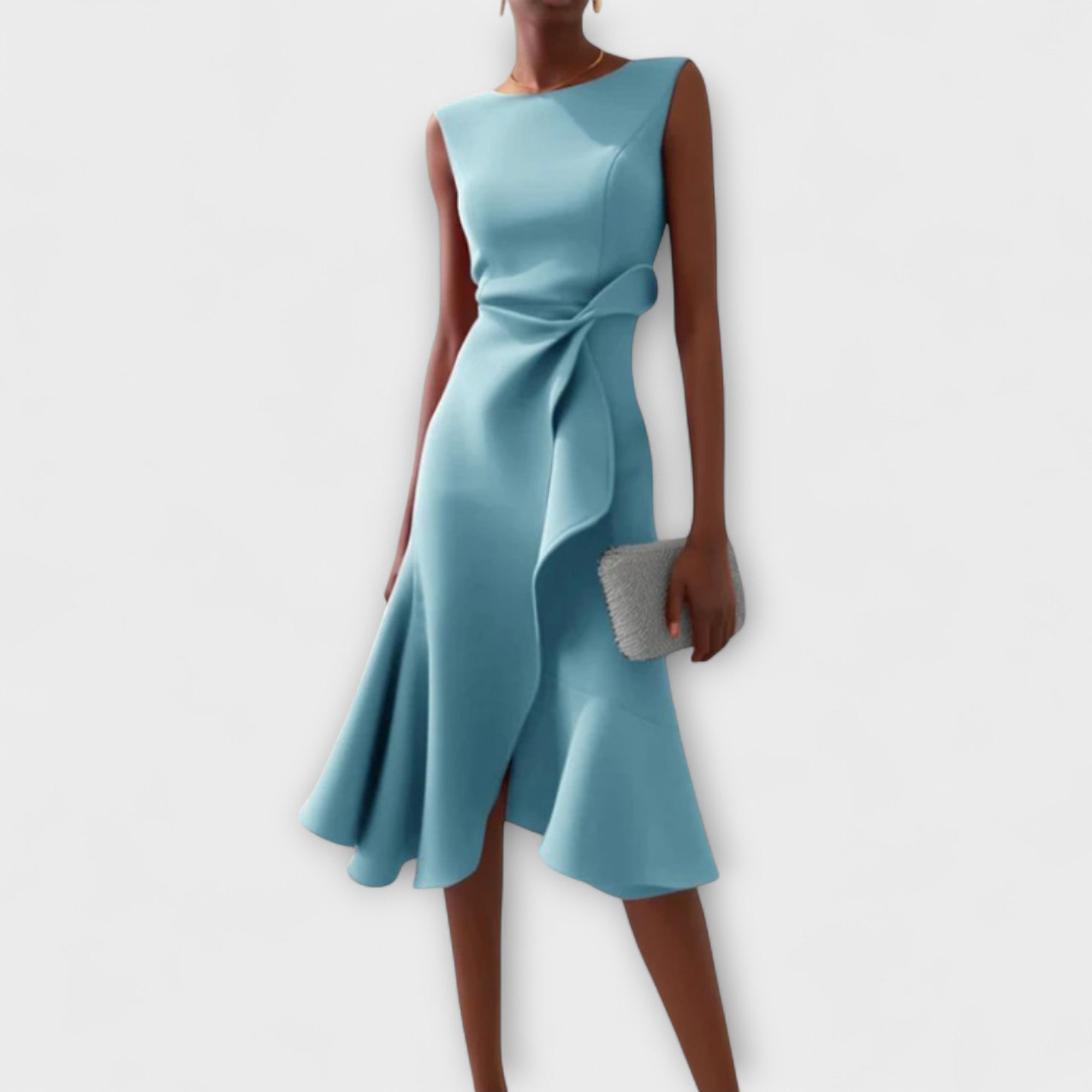 Delilah | Women's Sleeveless Wrap Midi Dress