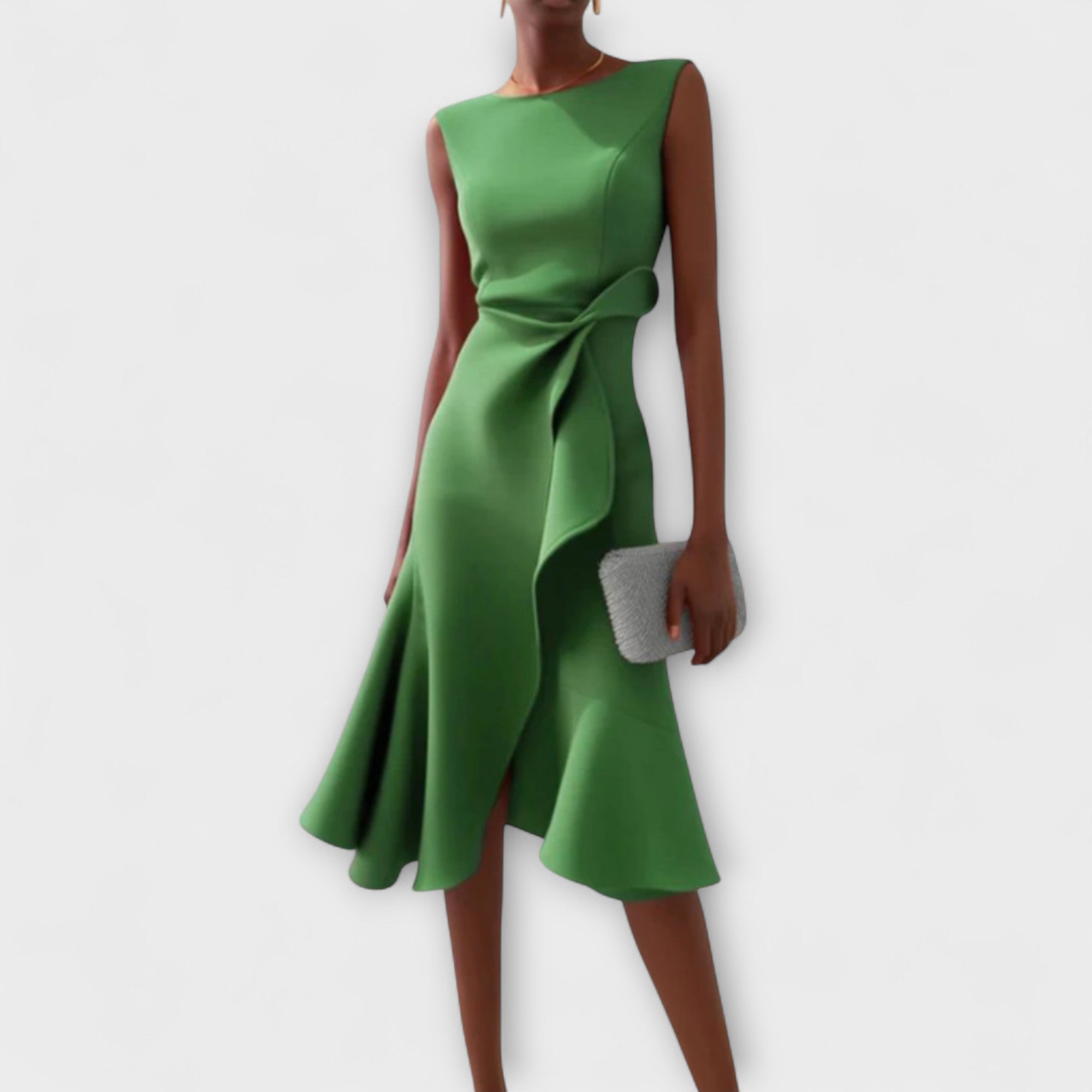 Delilah | Women's Sleeveless Wrap Midi Dress
