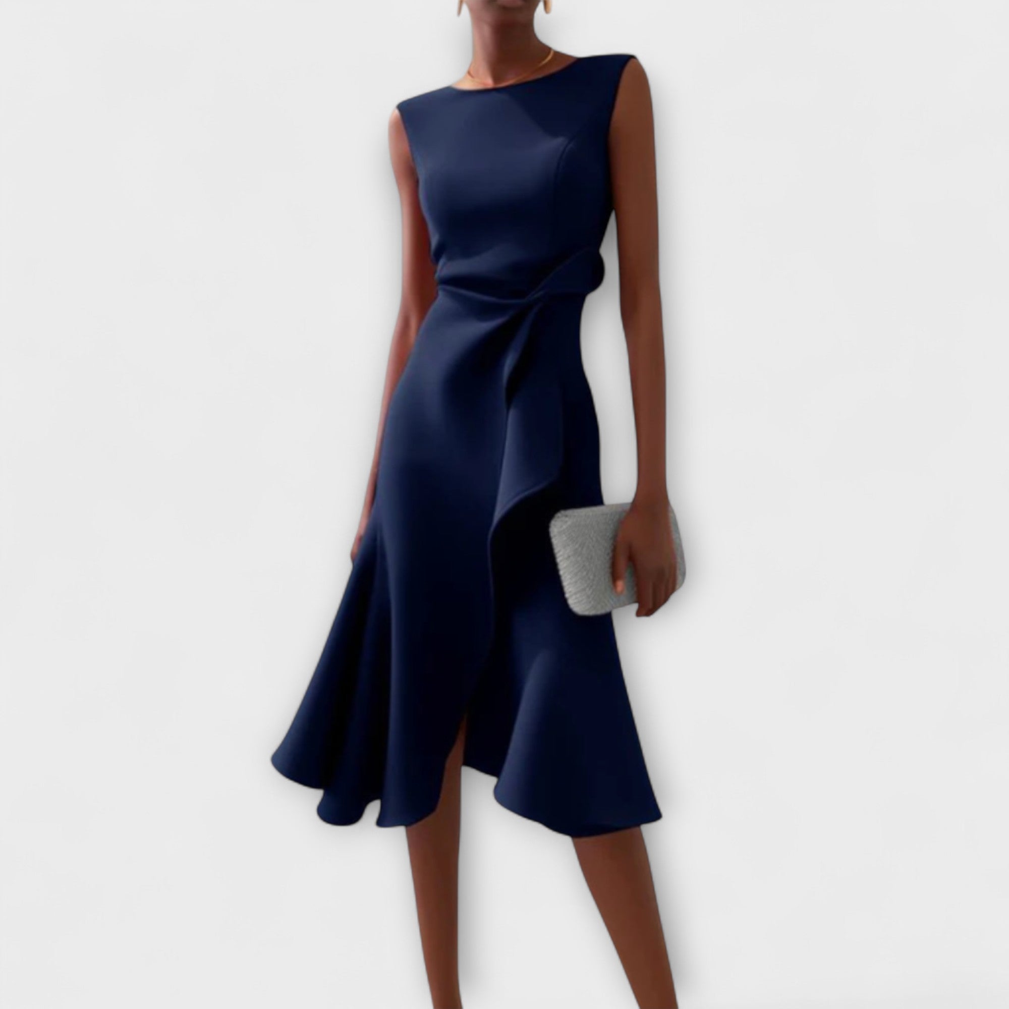 Delilah | Women's Sleeveless Wrap Midi Dress