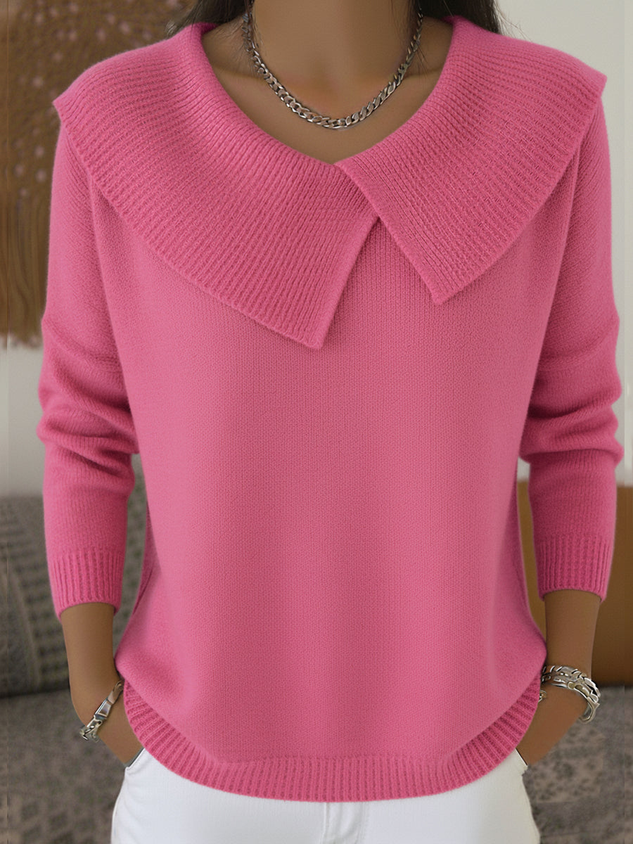 Devon | Women's Collared Long Sleeve Sweater