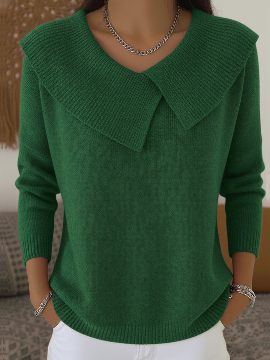 Devon | Women's Collared Long Sleeve Sweater