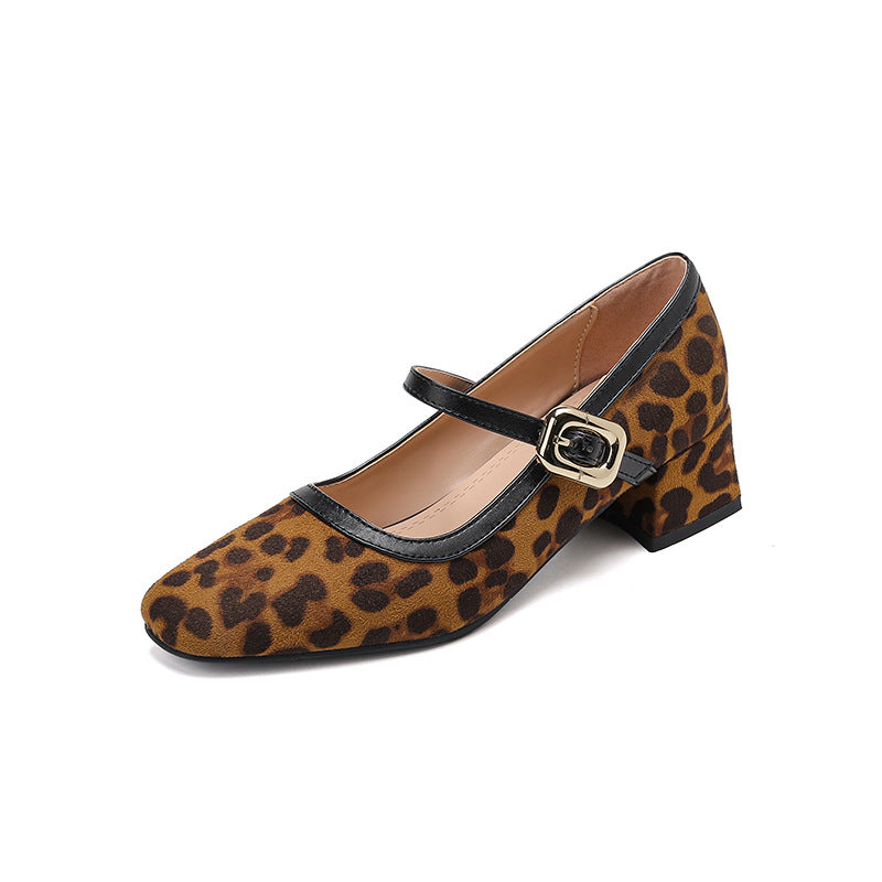 Dianna | Women's Square Toe Block Heel Mary Jane Shoes