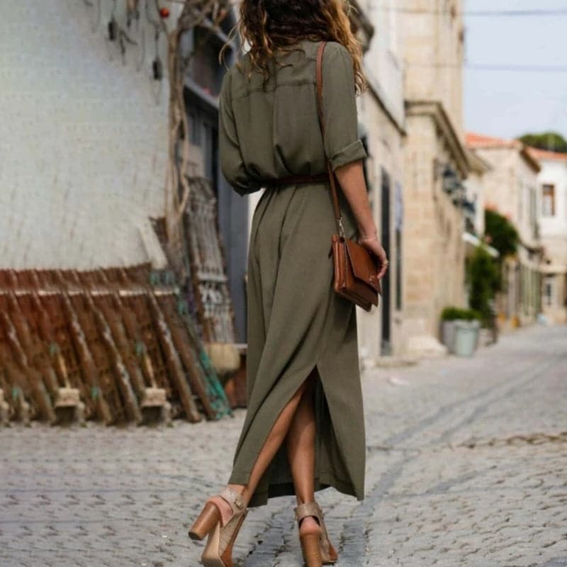 Erin | Women's Button-Down Midi Dress