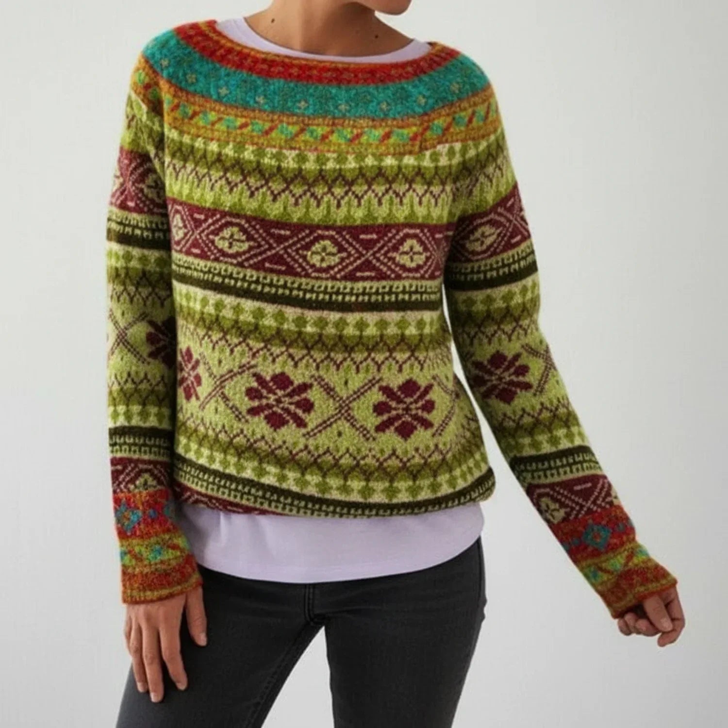 Icelandic Sweater Pullover for Women