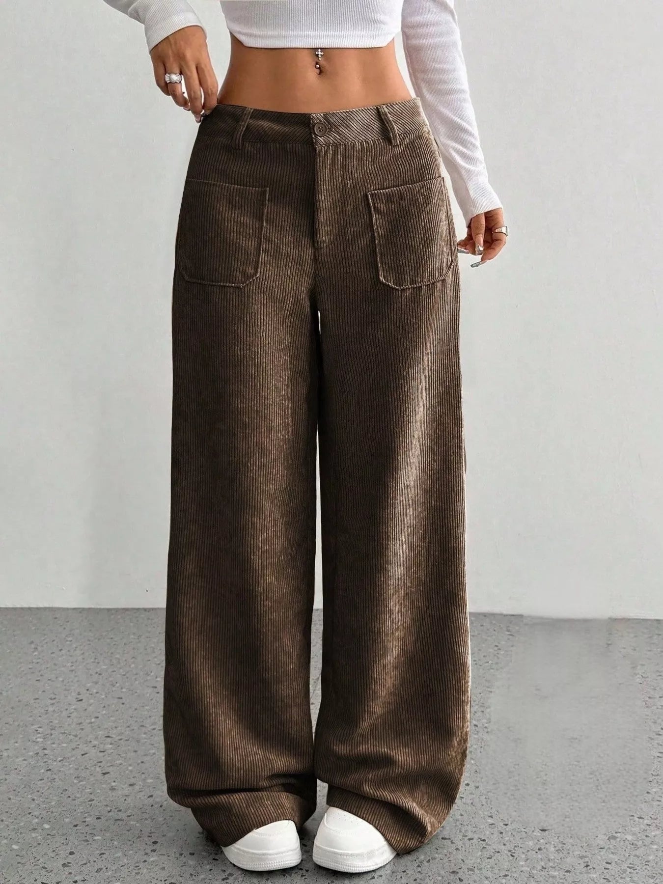 Fern | Women's High-Waisted Wide Leg Pants