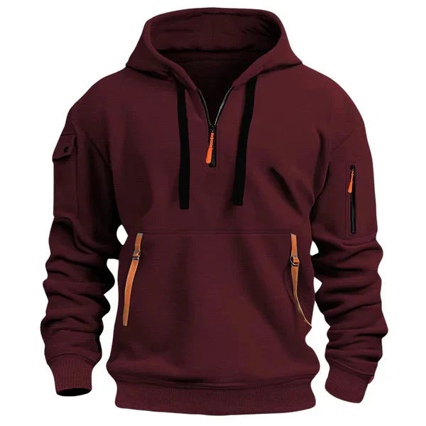 Gavin | Men's Half-Zip Pullover Hoodie