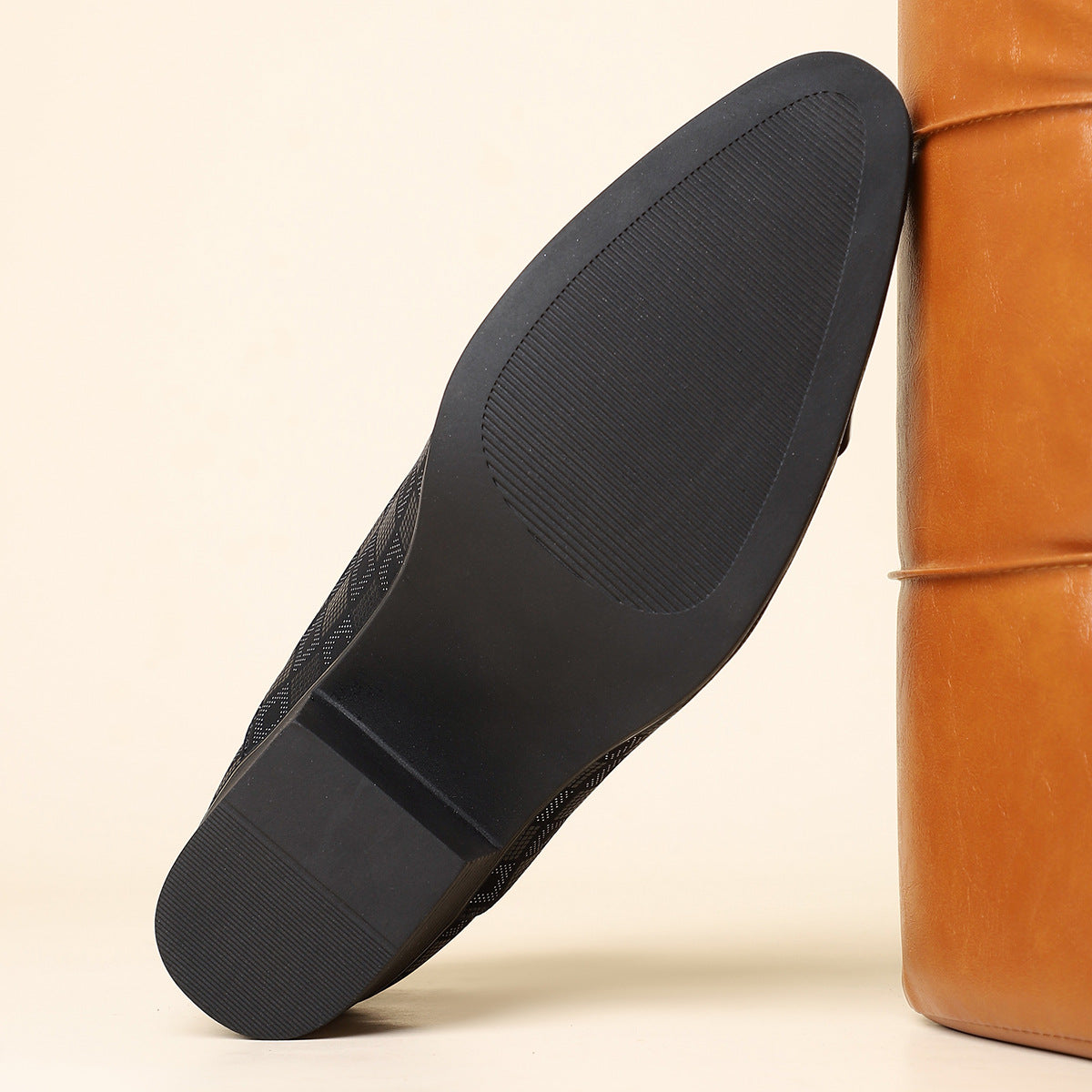 George | Men's Lace-Up Block Heel Dress Shoes