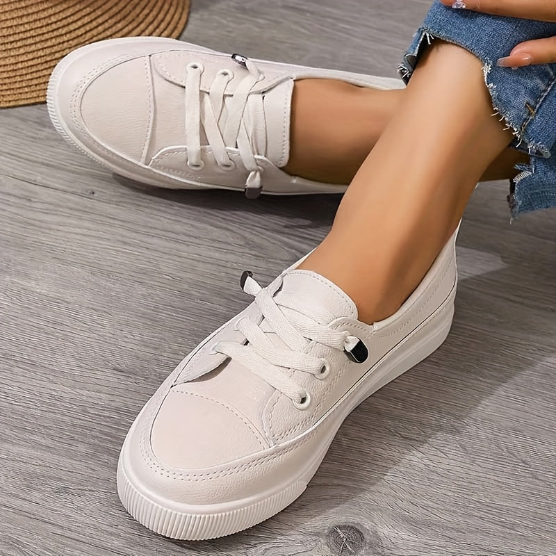Geraldine | Women's Lace-Up Platform Sneakers