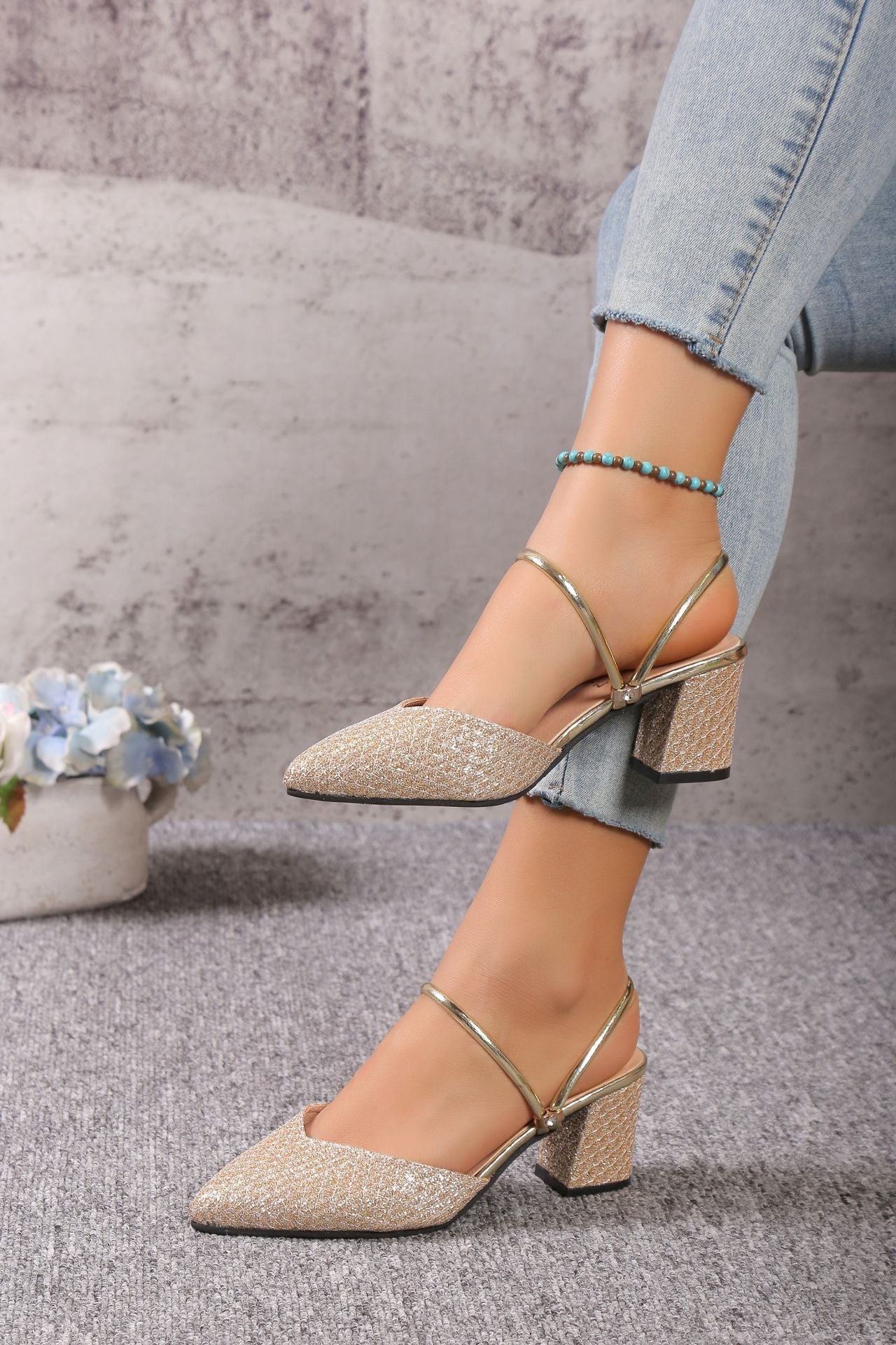 Gillian | Women's Block Heel Slingbacks