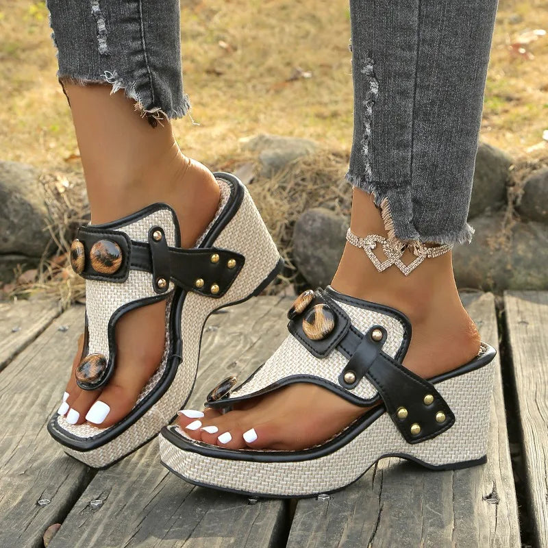 Gwen | Women's Platform Wedge Sandals