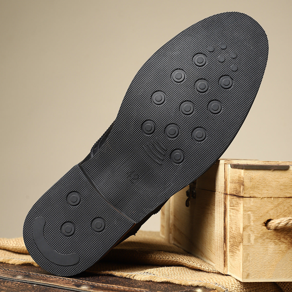 Hector | Men's Wingtip Lace-Up Ankle Boots