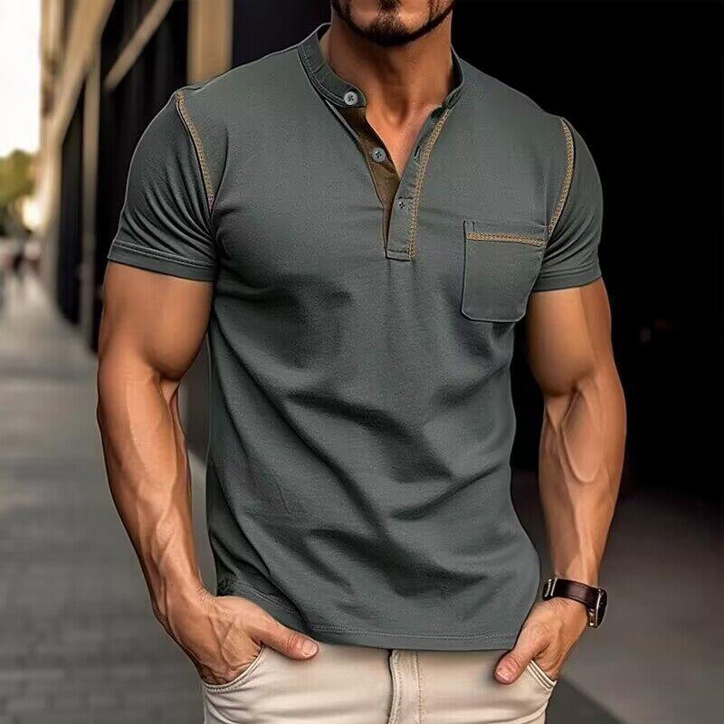 Hudson | Men's Casual Henley T-Shirt