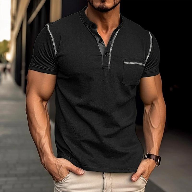 Hudson | Men's Casual Henley T-Shirt