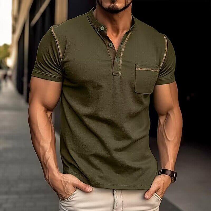 Hudson | Men's Casual Henley T-Shirt