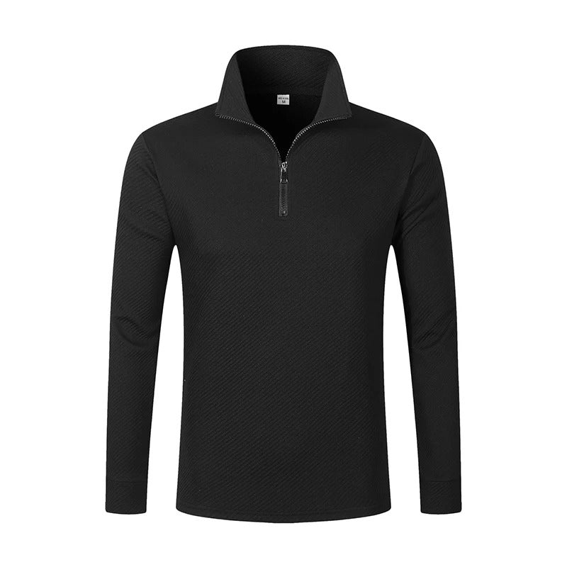 Ike | Men's Long Sleeve Zip Polo