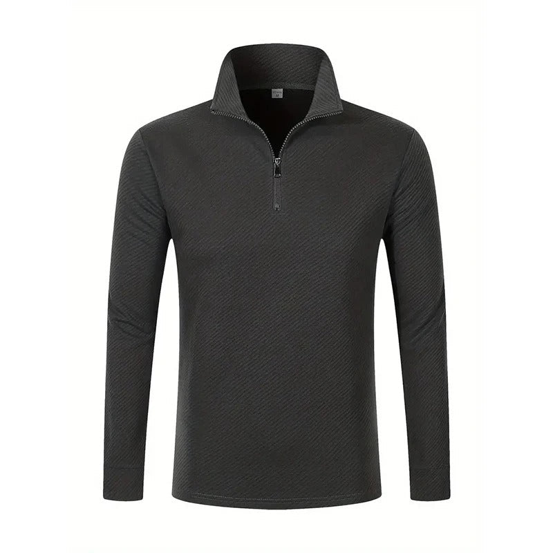 Ike | Men's Long Sleeve Zip Polo