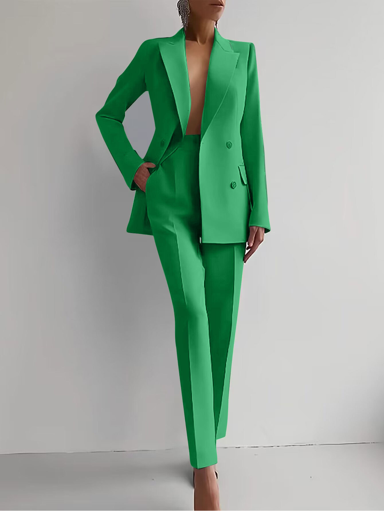 Madison | Women Elegant Red Suit Set