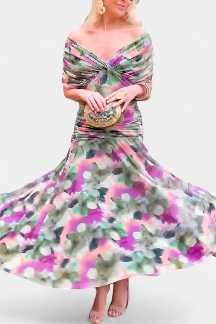 Michelle | Women Elegant Off-Shoulder Dress