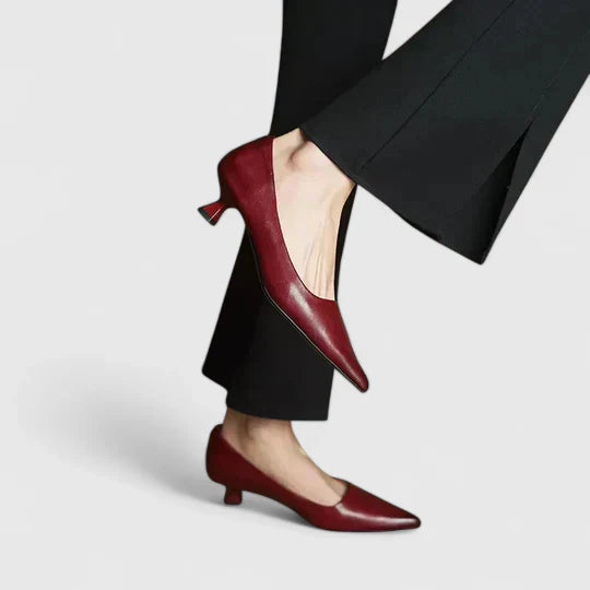 Rachel | Women Orthopedic Kitten Heel Pumps