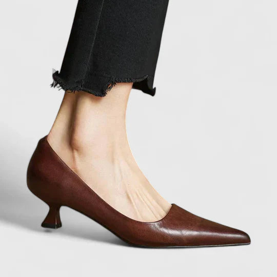 Rachel | Women Orthopedic Kitten Heel Pumps