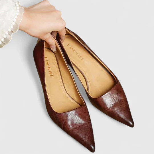 Rachel | Women Orthopedic Kitten Heel Pumps