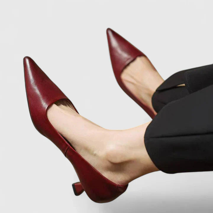 Rachel | Women Orthopedic Kitten Heel Pumps