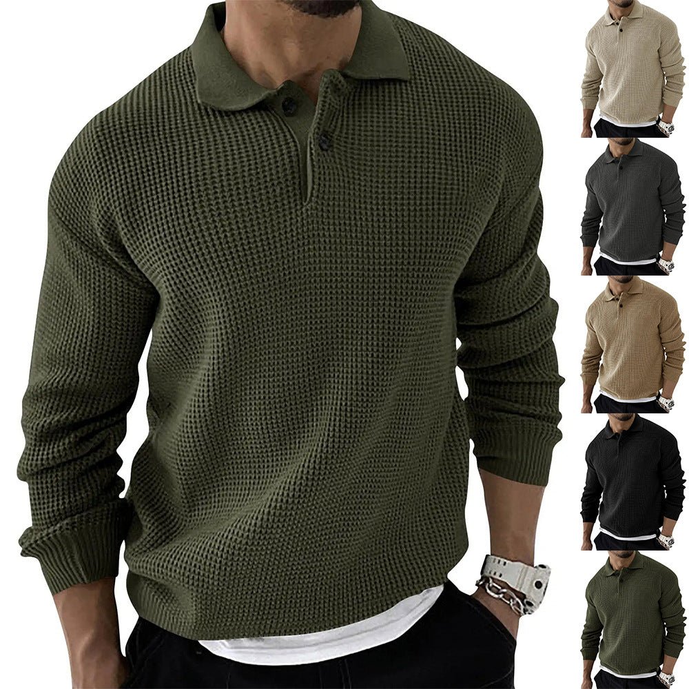 Jake | Men's Polo Button-Down Sweater