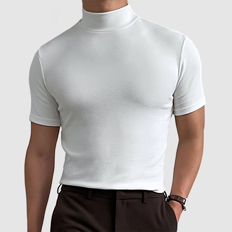 Jamison | Men's Fitted Mock Neck T-Shirt