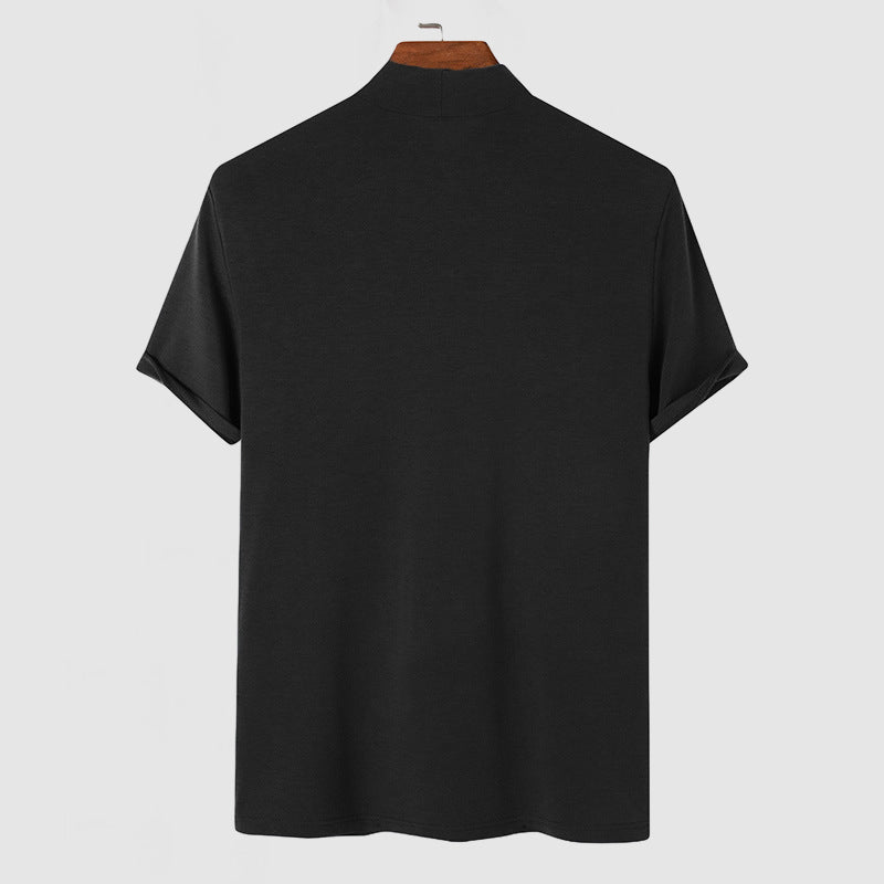 Jamison | Men's Fitted Mock Neck T-Shirt