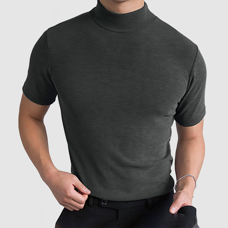 Jamison | Men's Fitted Mock Neck T-Shirt