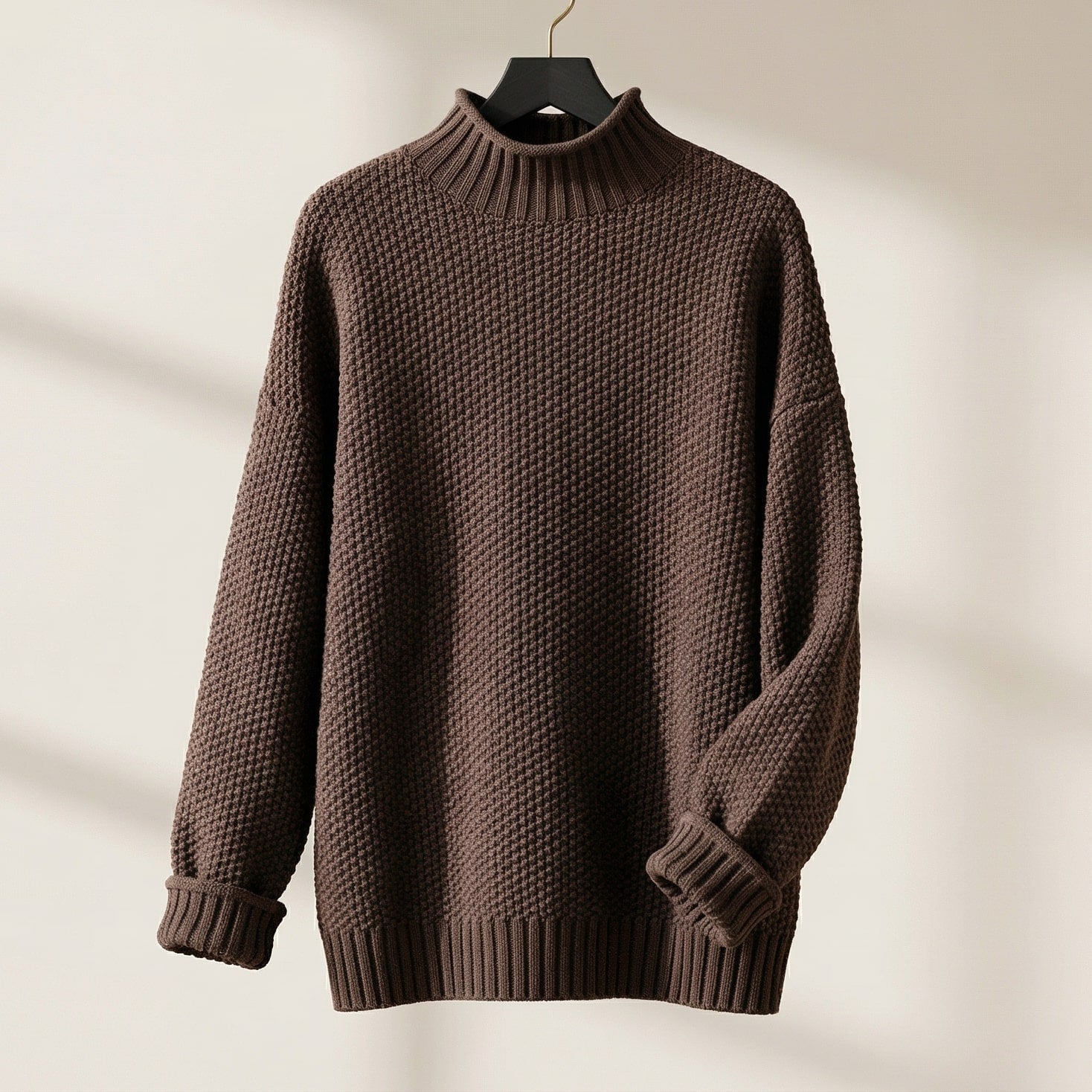 Janine | Women's Mock Neck Long Sleeve Sweater