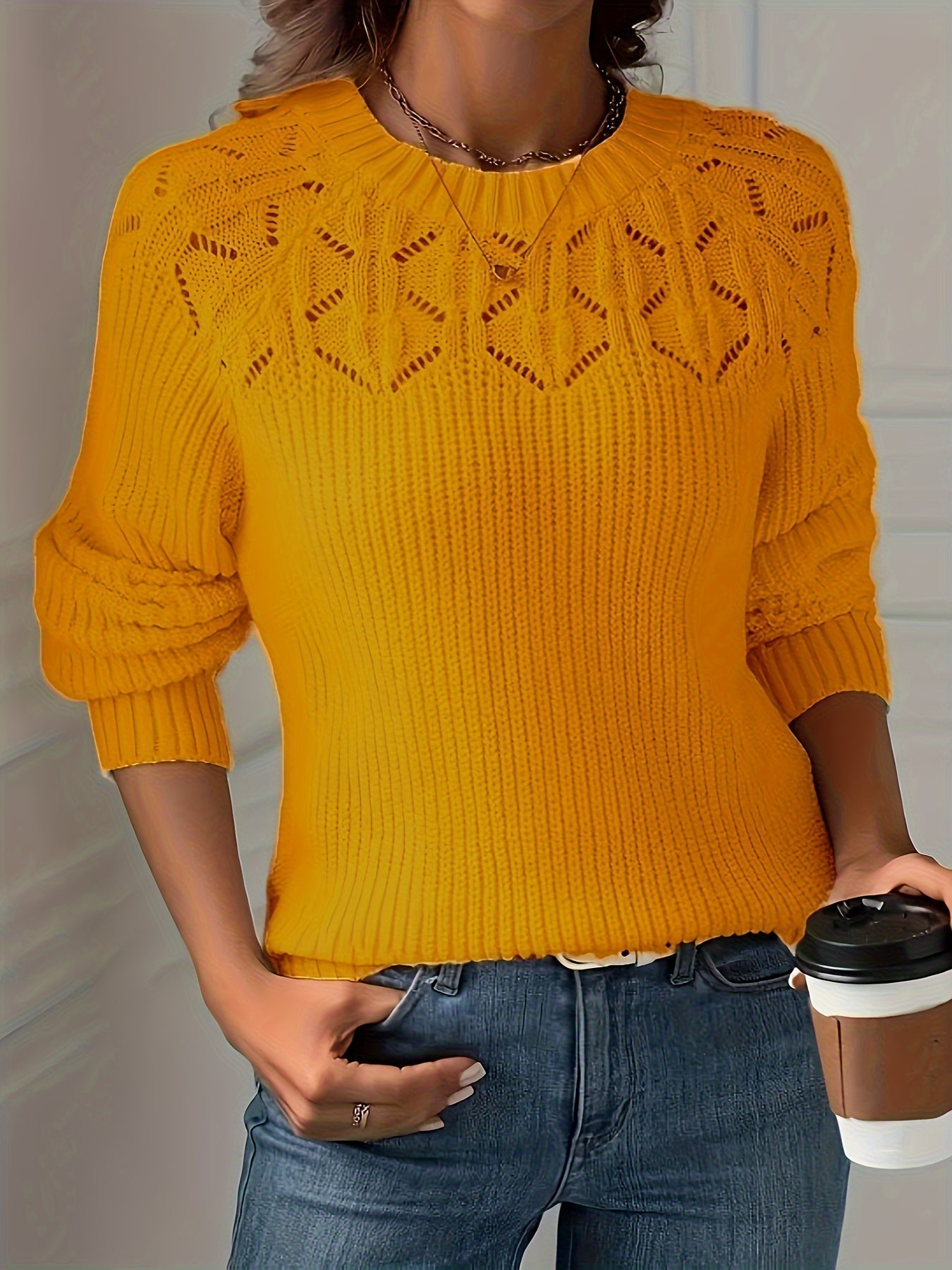 Jayla | Women's Long Sleeve Knit Sweater