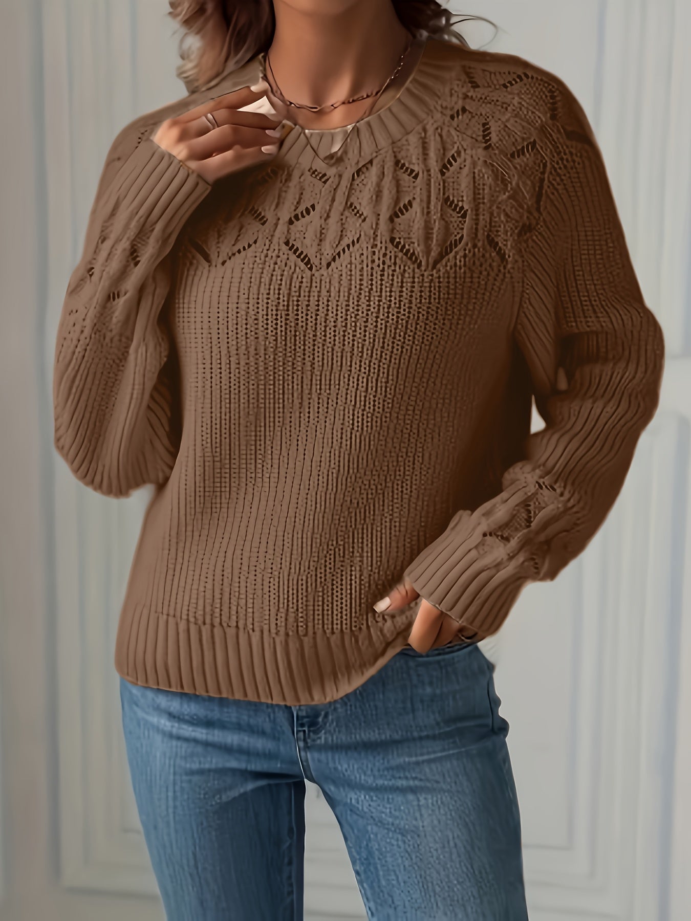 Jayla | Women's Long Sleeve Knit Sweater